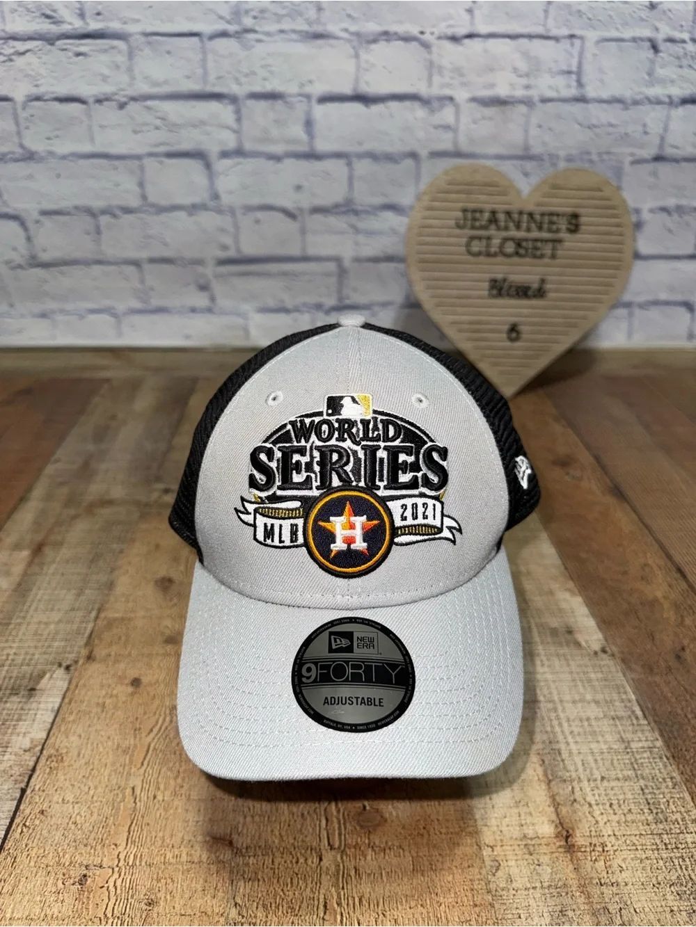 Houston Astros 2021 World Series New Era 9Forty Adjustable Snapback Hat